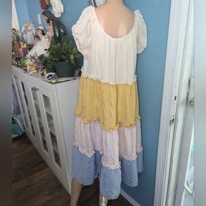 Love Collete Embroidered Denim Top